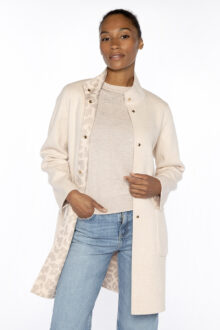 Reversible Leopard Print Coat