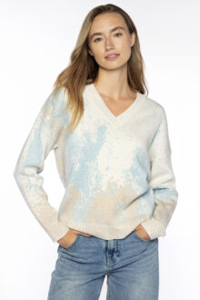 Sequin Jacquard Crew