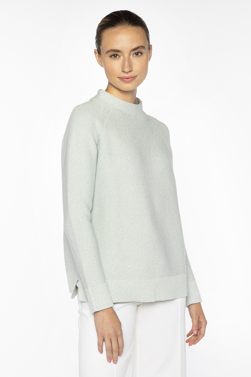 Marled Garter Funnel