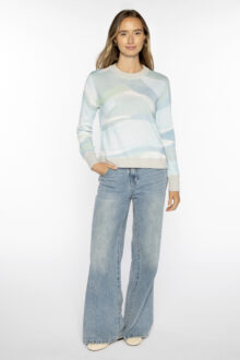 Landscape Print Pullover - Kinross Cashmere