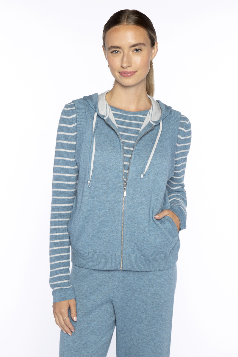 S/L Zip Hoodie - Kinross Cashmere