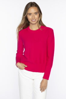 Rib Trim Crew - Kinross Cashmere