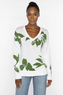 Intarsia Easy Vee - Kinross Cashmere