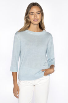 Elbow Sleeve Pullover - Kinross Cashmere