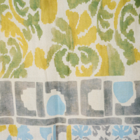 Modern Glen Print Scarf - Citrine - Kinross Cashmere