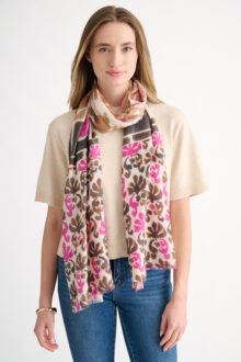 Modern Glen Print Scarf - Kinross Cashmere