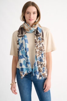 Modern Glen Print Scarf - Kinross Cashmere