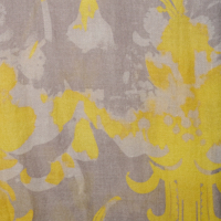 Kinross Tapestry Print Scarf - Citrine - Kinross Cashmere