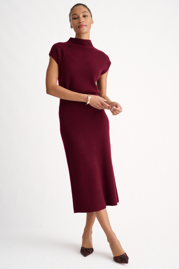 Rib Skirt - Kinross Cashmere