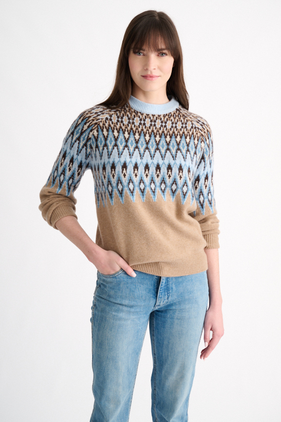 Fairisle Crew - Kinross Cashmere