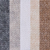 Plaited Rib Colorblock Funnel - Kinross Cashmere