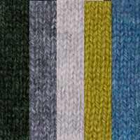 Plaited Rib Colorblock Funnel - Kinross Cashmere