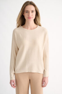 Horizontal Rib Pullover - Kinross Cashmere