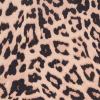 Leopard Print Crew - Kinross Cashmere