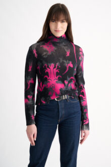 Tapestry Print Pullover - Kinross Cashmere