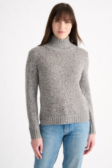 Sequin Marl Mock - Kinross Cashmere