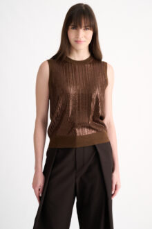 Sequin Party Tank - Kinross Cashmere