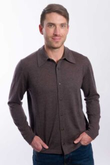 Worsted Shirt Cardigan