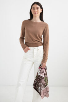 Tropical Paradise Square Scarf - Plume