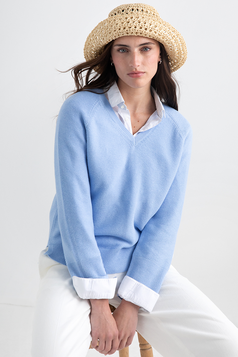 Micro Garter Raglan Vee