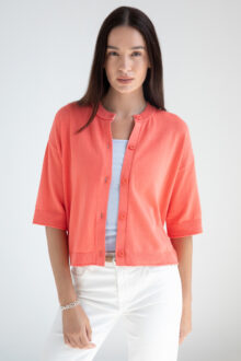 Relaxed Crew Cardigan