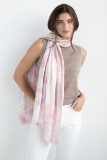 Painted Floral Scarf -  Dolce
