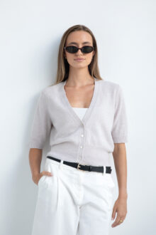 Elbow Slv Low Vee Cardi