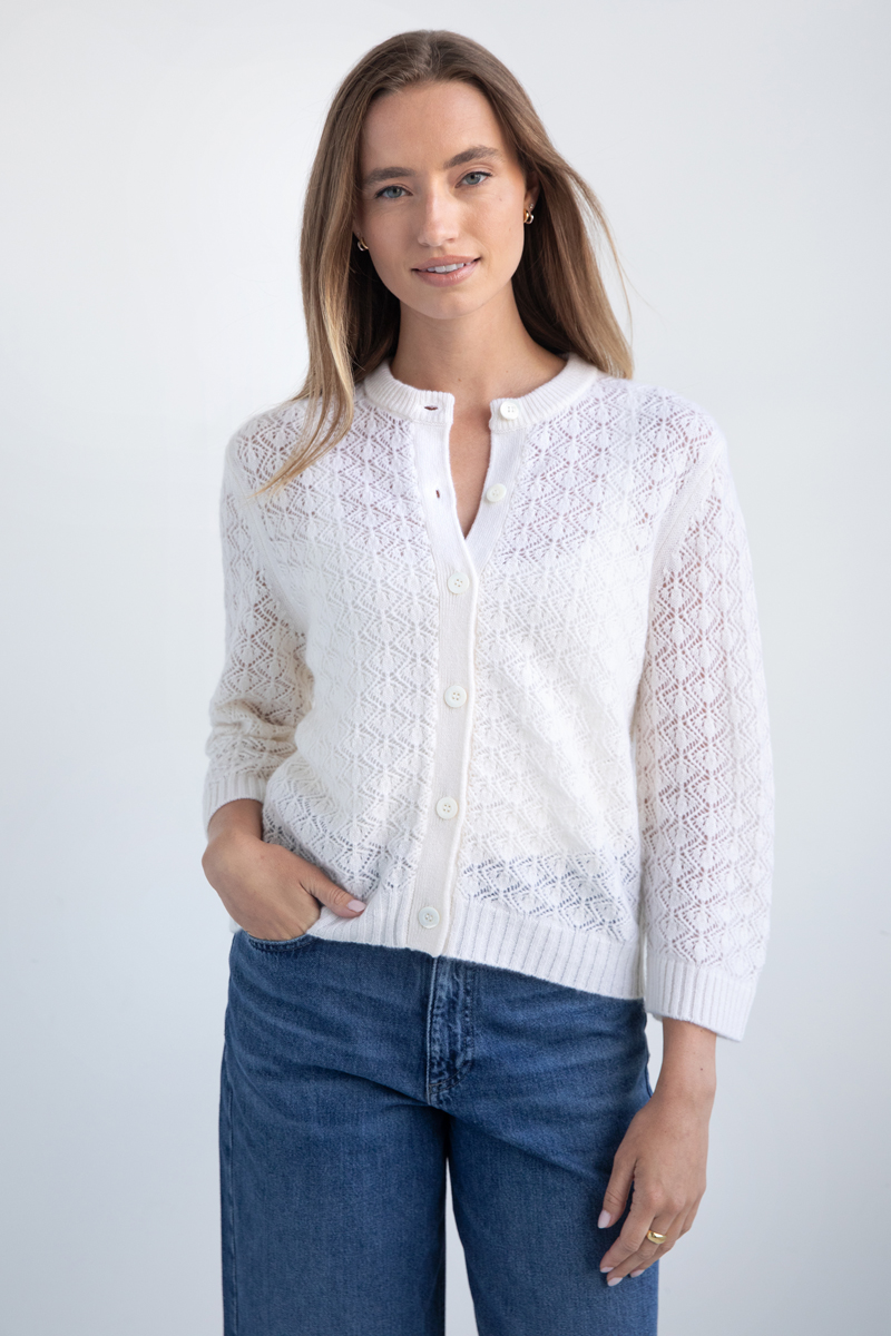 Summer Pointelle Cardigan