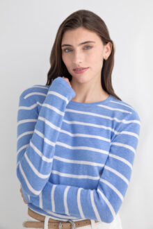 Featherlight Stripe Crew