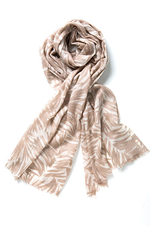 Kinross Cashmere | Palm Print Scarf