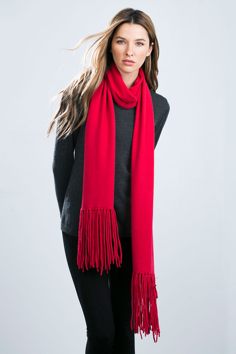 Oversized Scarf | Long Fringed Scarf