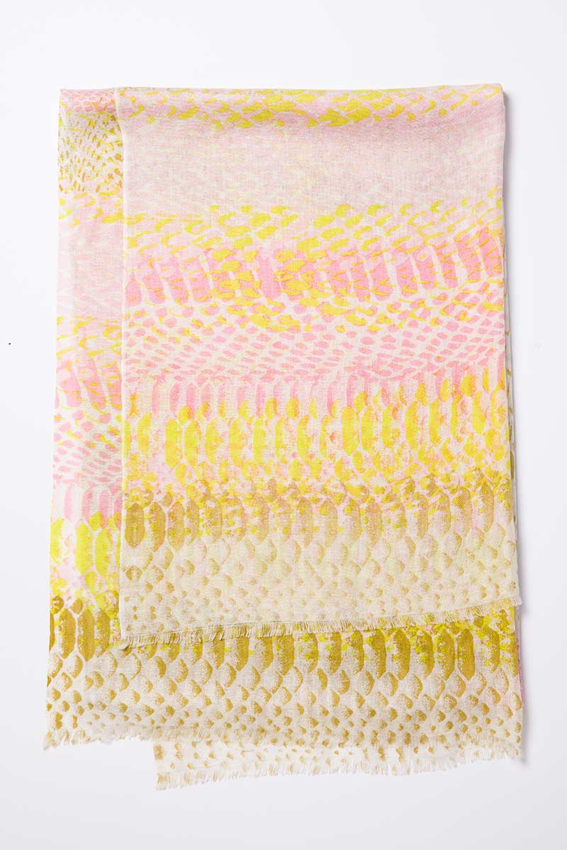 Kinross Cashmere | Resort 2015 | Surfsona Print Scarf