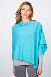 Solid Drape Poncho Kinross Cashmere