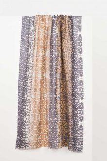 Ombre Ikat Print Scarf - Palomino Multi Kinross Cashmere 100% Cashmere