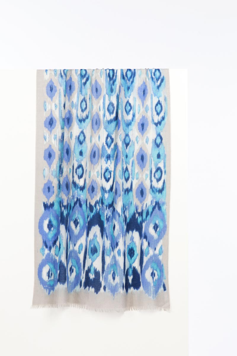 Printed & Woven Scarves - Resort 2016 - Kinross Cashmere 100% Cashmere
