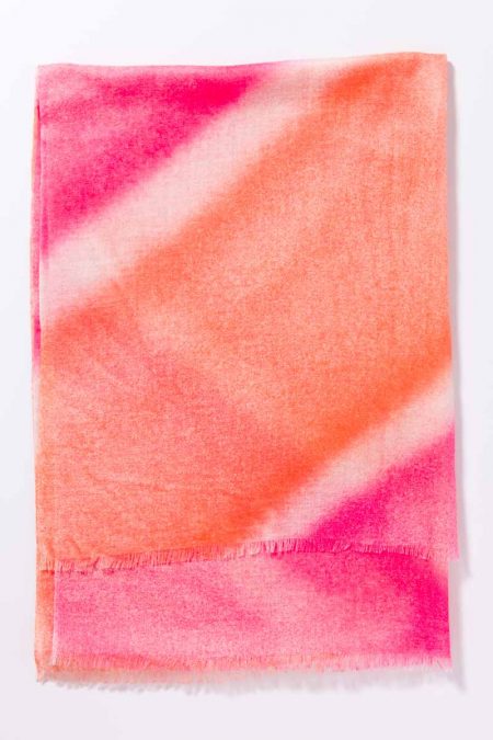 Kinross Cashmere | Spring 2016 | Tie Dye Print Scarf