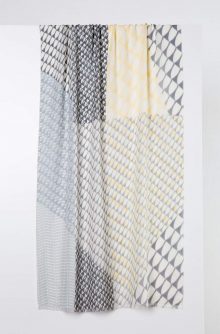 Printed Stripe Scarf - Sterling Kinross Cashmere