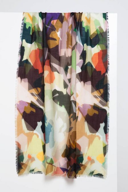 Glamo Camo Print Scarf - Kinross Cashmere