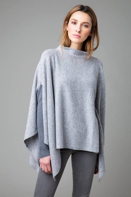 Crystal Poncho - Kinross Cashmere