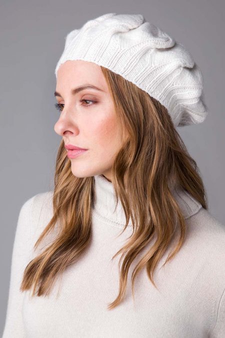 Swirl Beret - Kinross Cashmere