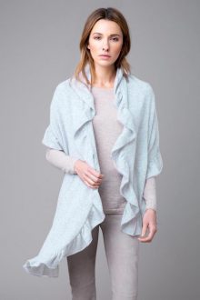 Ruffle Wrap - Kinross Cashmere