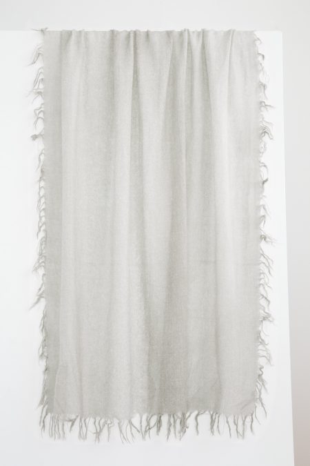 Spray Print Scarf - Silver Mist - Kinross Cashmere