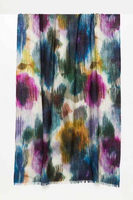 Spice Island Print Scarf - Kinross Cashmere