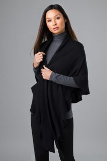 Ruffle Edge Triangle Wrap - Kinross Cashmere