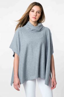 Drape Cowl Poncho - Kinross Cashmere