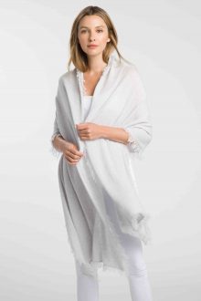 Fringe Wrap - Kinross Cashmere