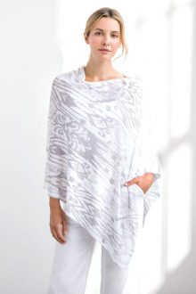 Batikat Poncho - Kinross Cashmere