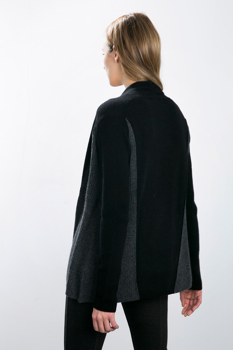 Kinross Cashmere | Colorblock Cardigan