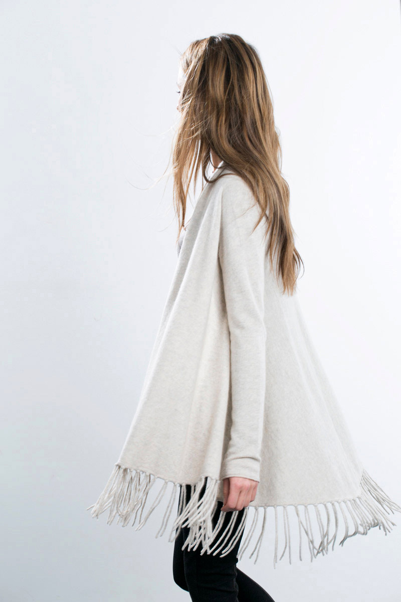 Kinross Cashmere | Fringe Cardigan