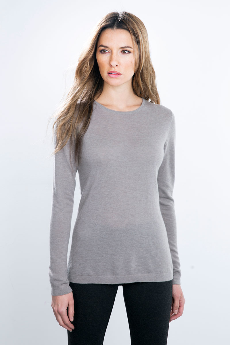 Kinross Cashmere | Worsted Crewneck